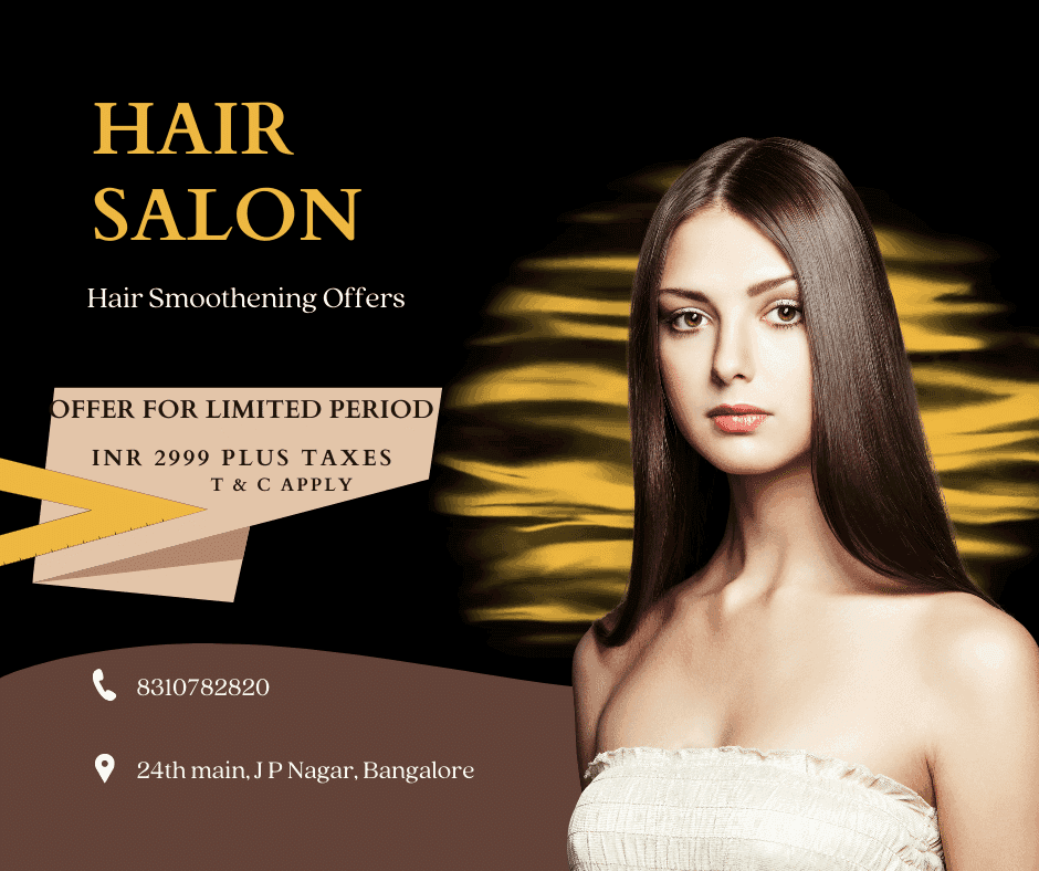 Offers On Hair Smoothening Near Me In Bangalore